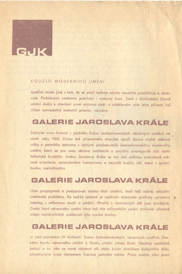 z archivu Jany Vránové